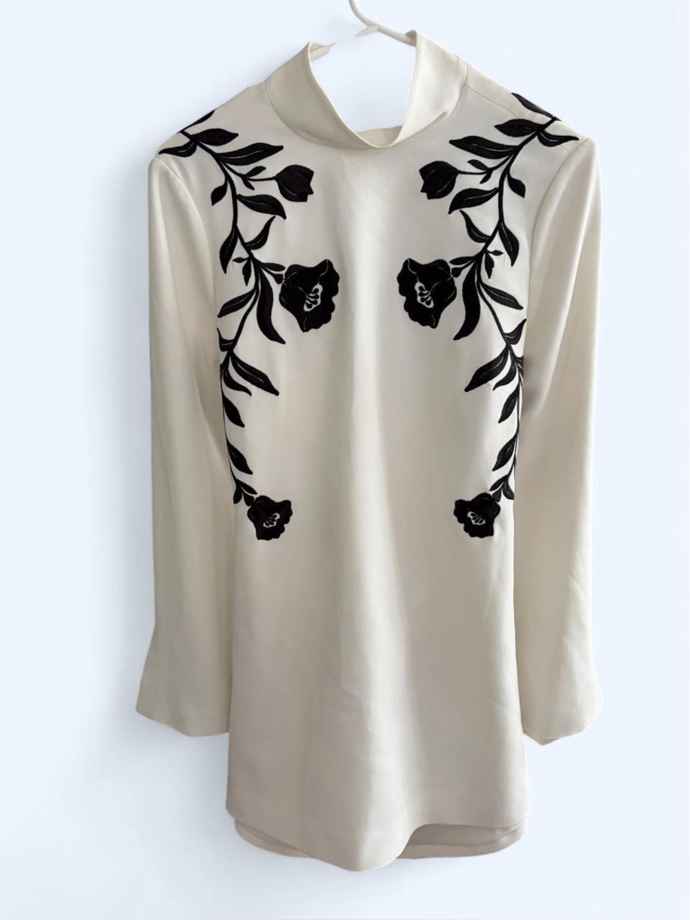 Cinq a sept rosebell floral open back tunic